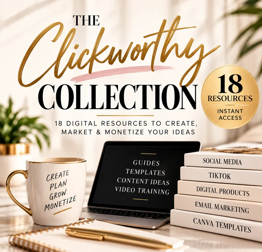 The Clickworthy Collection, 18 digital resources for creators